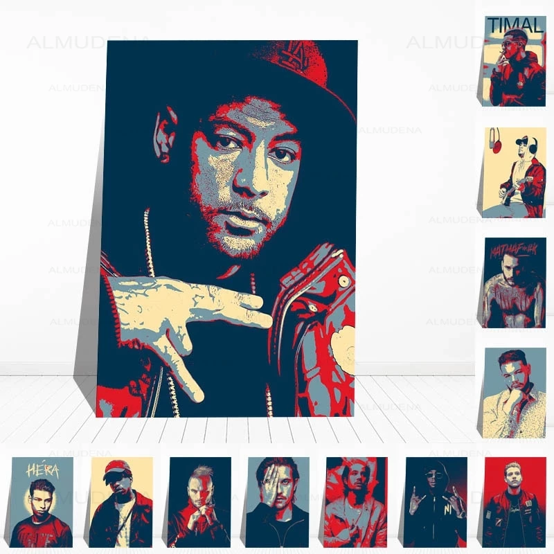 Booba Nekfeu Canvas Painting Nordic Retro Posters and Prints Salon Wall Art Pictures for Living Room Modern Home Decoration
Booba Nekfeu Canvas Painting Nordic Retro Posters and Prints Salon Wall Art Pictures for Living Room Modern Home Decoration