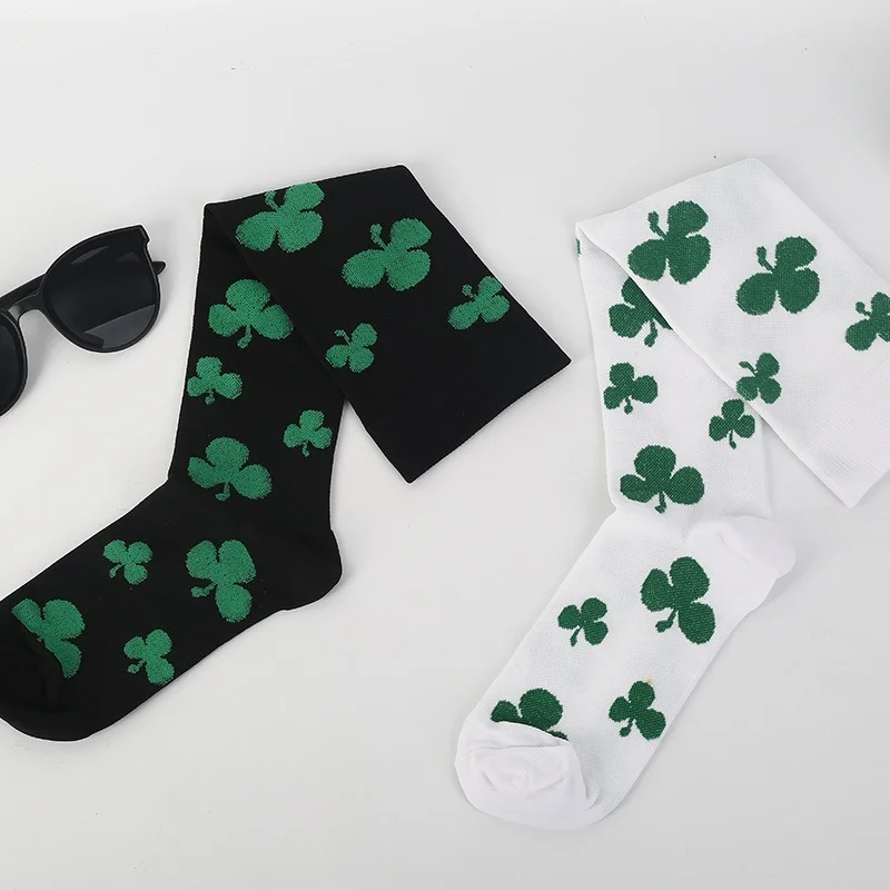 2021Compressed Men and Women Outdoor Cycling Running Quick-drying Breathable Sports and Leisure Clover Black and White Stockings
2021Compressed Men and Women Outdoor Cycling Running Quick-drying Breathable Sports and Leisure Clover Black and White Stockings