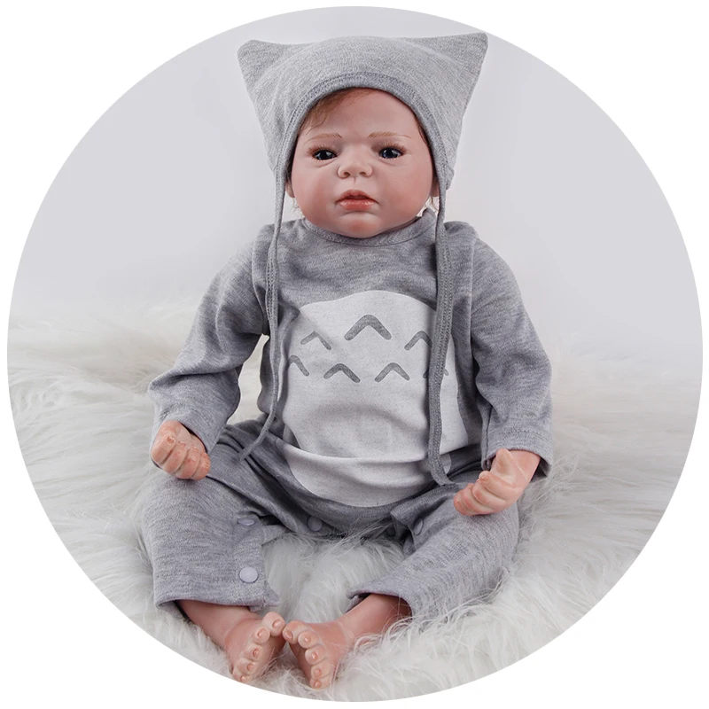 ZIYIUI 55 Cm Reborn Dolls Boy Lifelike Silicone Vinyl Doll Simulation Realy Babies Handmade Bedtime Gifts
ZIYIUI 55 Cm Reborn Dolls Boy Lifelike Silicone Vinyl Doll Simulation Realy Babies Handmade Bedtime Gifts