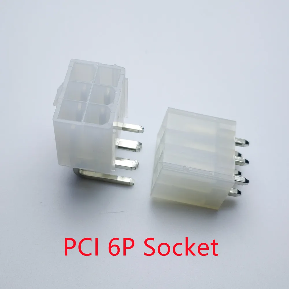 30 шт. 5557 4,2 мм белый 6P 6PIN розетка прямая/изогнутая игла для ПК компьютера ATX графическая карта GPU PCI-E разъем питания шины PCIE
30 шт. 5557 4,2 мм белый 6P 6PIN розетка прямая/изогнутая игла для ПК компьютера ATX графическая карта GPU PCI-E разъем питания шины PCIE