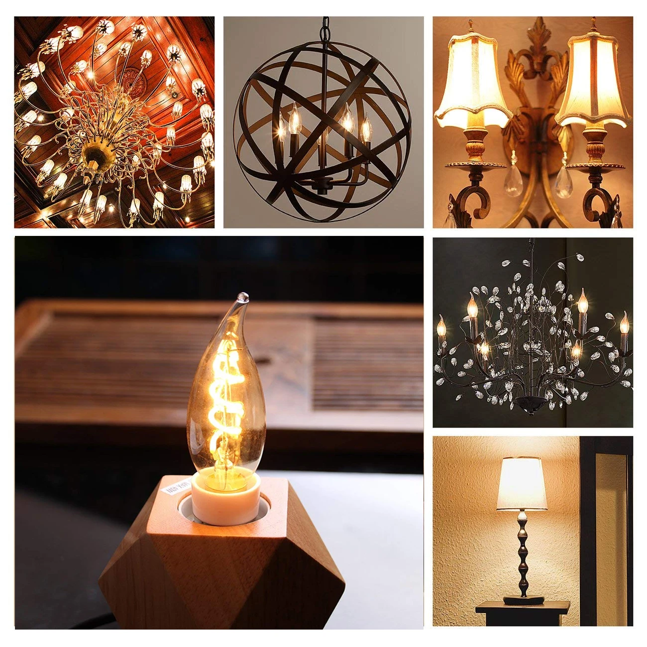 LED Filament Bulb G40 T45 ST64 G80 G95 G125 Spiral Light 3W 2200K Retro Vintage Lamps Decorative Lighting Dimmable Edison Lamp
LED Filament Bulb G40 T45 ST64 G80 G95 G125 Spiral Light 3W 2200K Retro Vintage Lamps Decorative Lighting Dimmable Edison Lamp