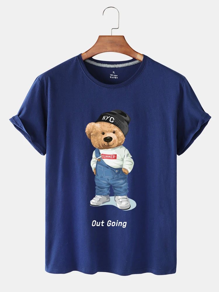 Summer Popular Quick-Drying Cute Cartoon Bear Pattern Printed Harajuku Lady's Short Sleeve Round Neck Man and Woman T-shirt
Summer Popular Quick-Drying Cute Cartoon Bear Pattern Printed Harajuku Lady's Short Sleeve Round Neck Man and Woman T-shirt