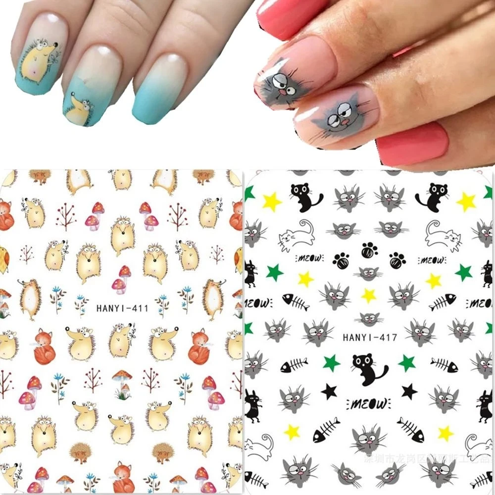 Newest HANYI-410 412 cartoon 3d nail sticker Japan Harajuku style nail decals back glue decoration tips for nail art design
Newest HANYI-410 412 cartoon 3d nail sticker Japan Harajuku style nail decals back glue decoration tips for nail art design