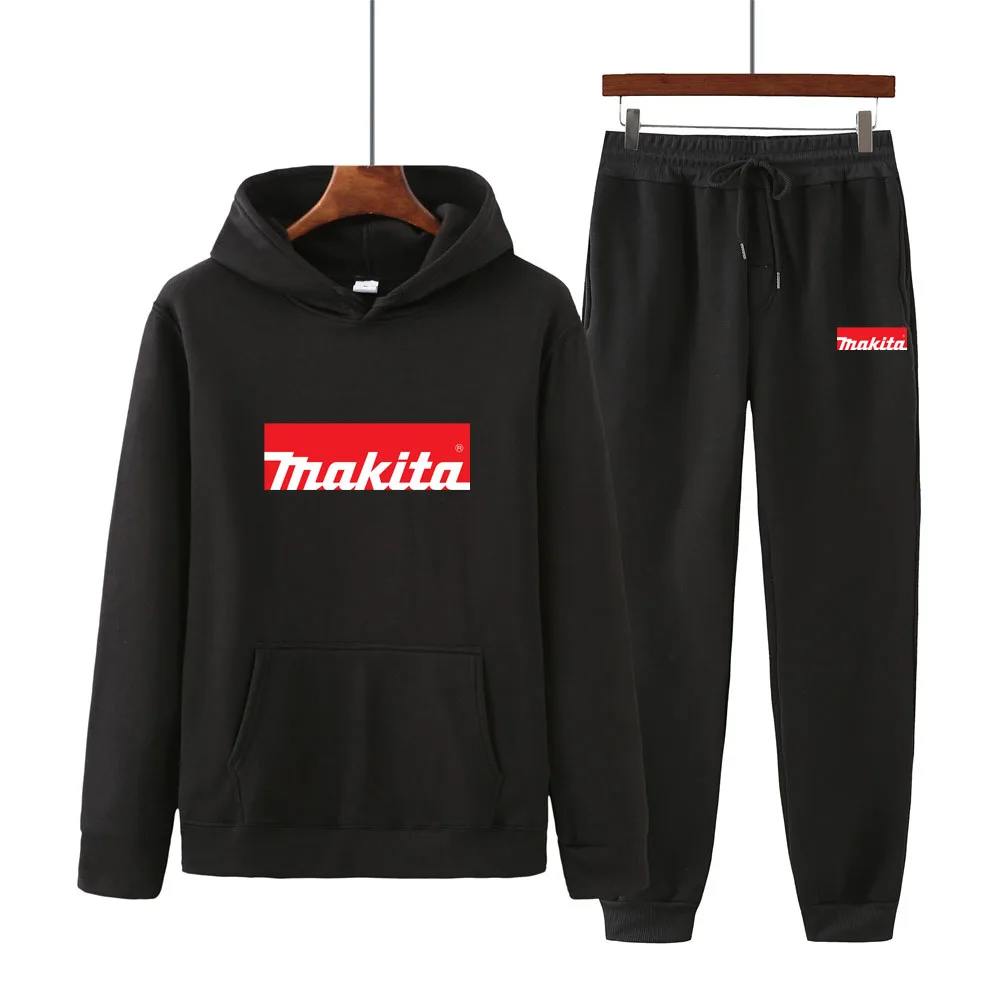 Men's spring and autumn THAKITA printed hooded sweater + casual trousers two-piece suit of the same color fashion trend men
Men's spring and autumn THAKITA printed hooded sweater + casual trousers two-piece suit of the same color fashion trend men
