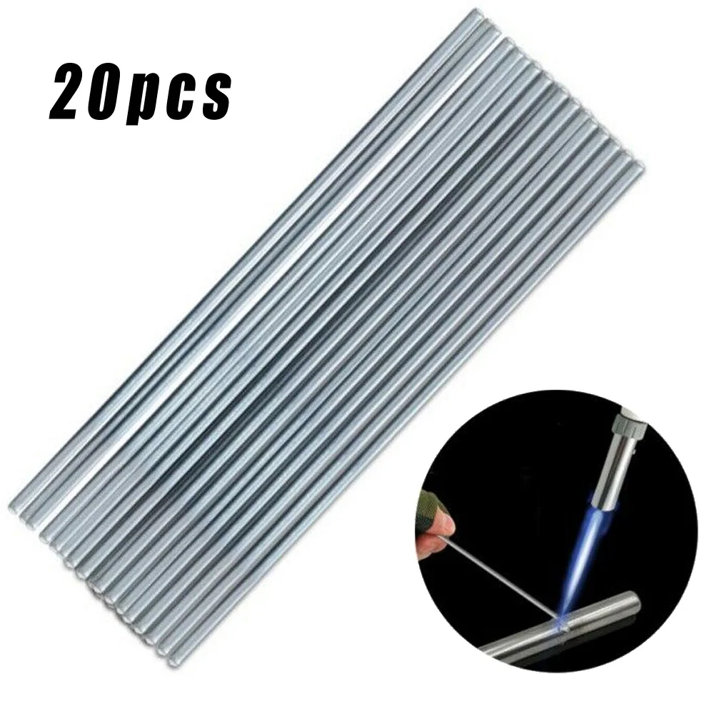 20 PCS Set Aluminium Welding Rods Brazing Soldering Low Temperature Easy Weld Bars Cored Wire Rod Solder For Soldering 33cmx 2mm
20 PCS Set Aluminium Welding Rods Brazing Soldering Low Temperature Easy Weld Bars Cored Wire Rod Solder For Soldering 33cmx 2mm