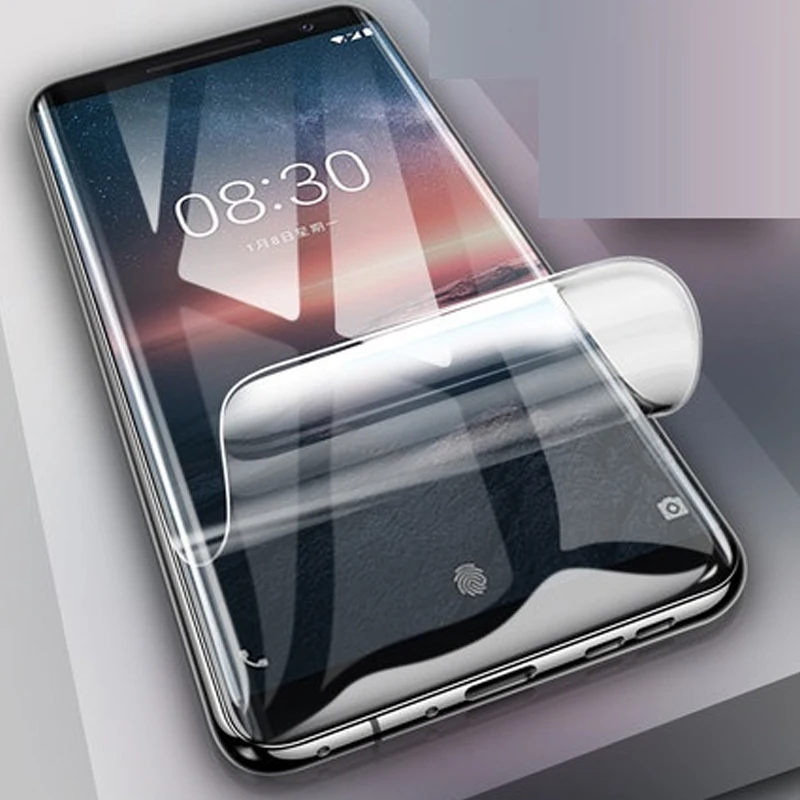 Гидрогелевая защитная пленка 30D для LG G5 G6 G7 G8 ThinQ экрана Q7 Q6 Plus V20 V30 V40 V50 K12 с полным