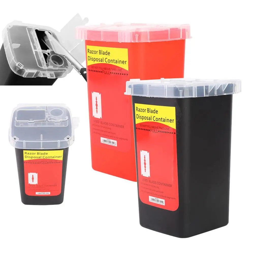 Waste Sharp Object Collection Processing Container Box Eyebrow Trimmer Glass Fragment Injection Syringe Garbage Blade Storagebox
Waste Sharp Object Collection Processing Container Box Eyebrow Trimmer Glass Fragment Injection Syringe Garbage Blade Storagebox