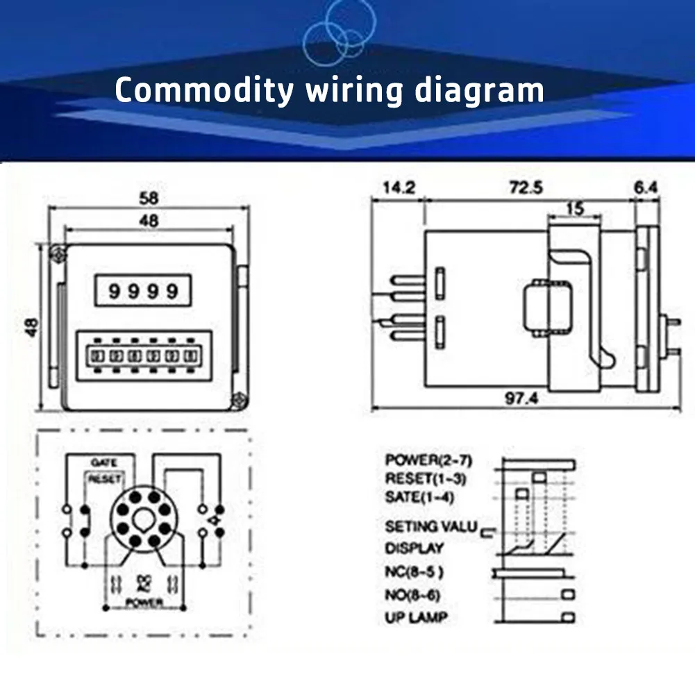 DC12V Digital Precision Programmable Time Delay Relay DH48S-S & Base Digital Display Time Relay Electrical Appliances Relay
DC12V Digital Precision Programmable Time Delay Relay DH48S-S & Base Digital Display Time Relay Electrical Appliances Relay