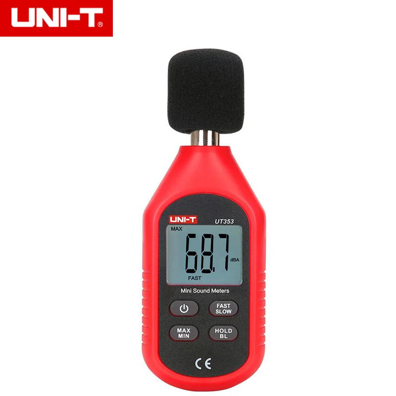 UNI-T UT353 30~130dB Mini Sound Lever Meter Digital Voice Tester Noice Decibel Monitor
UNI-T UT353 30~130dB Mini Sound Lever Meter Digital Voice Tester Noice Decibel Monitor