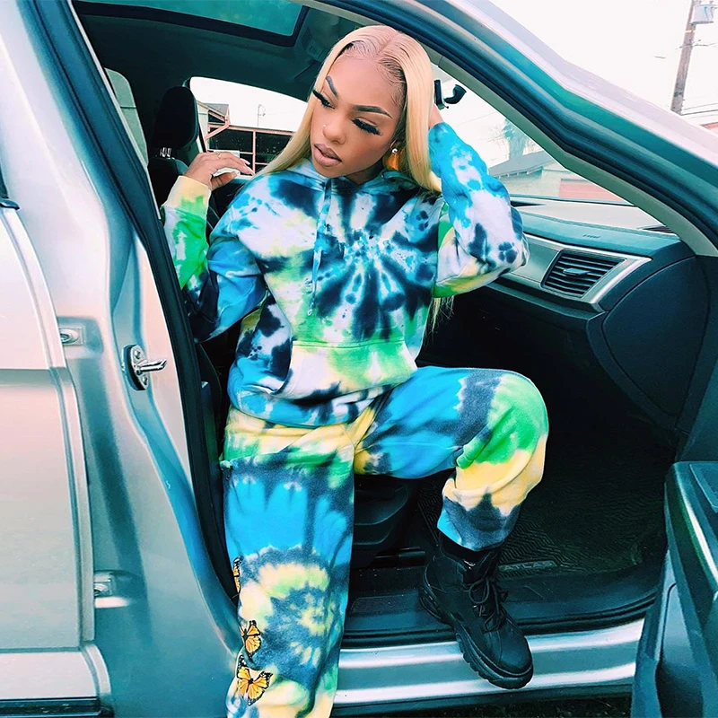Weekeep Butterfly Print Tie Dye Hoodies Women Spring Fashion Streetwear Pocket Sweatshirt New Pullovers Sporty Loose Hoodies
Weekeep Butterfly Print Tie Dye Hoodies Women Spring Fashion Streetwear Pocket Sweatshirt New Pullovers Sporty Loose Hoodies