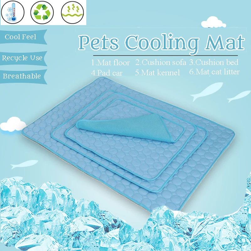 Dog Mat Cooling Summer Ice Pad Mat For Dogs Beds Cat Blanket Sofa Breathable Pet Dog Bed Washable For Small Medium Large Dog Car
Dog Mat Cooling Summer Ice Pad Mat For Dogs Beds Cat Blanket Sofa Breathable Pet Dog Bed Washable For Small Medium Large Dog Car