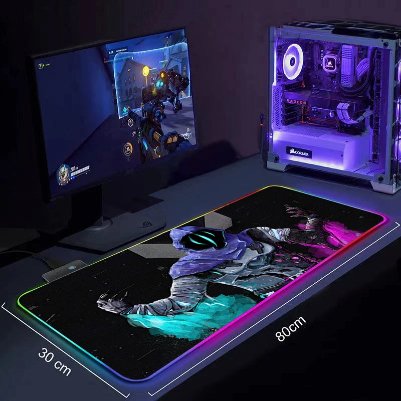 Valorant Gaming Mouse Pad Computer Mousepad RGB Large Gamer XXL Accessories Carpet Big Mause Pad PC Desk Play Mat with Backlit
Valorant Gaming Mouse Pad Computer Mousepad RGB Large Gamer XXL Accessories Carpet Big Mause Pad PC Desk Play Mat with Backlit