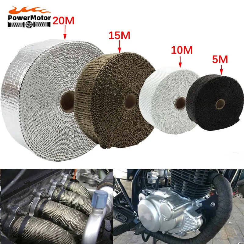 Motorcycle Exhaust Tip Car Car Heat Shield Sale For Exhaust Wrap Roll Fiberglass Pipe Tape Thermal Protection With StainlessTies
Motorcycle Exhaust Tip Car Car Heat Shield Sale For Exhaust Wrap Roll Fiberglass Pipe Tape Thermal Protection With StainlessTies