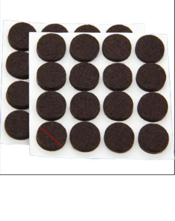 10/32/40/60/90/160pcs Brown Felt Table, Chair, Foot Pad, Furniture, Protective Floor, Mute, Wear-resistant And Antiskid Stool 
10/32/40/60/90/160pcs Brown Felt Table, Chair, Foot Pad, Furniture, Protective Floor, Mute, Wear-resistant And Antiskid Stool