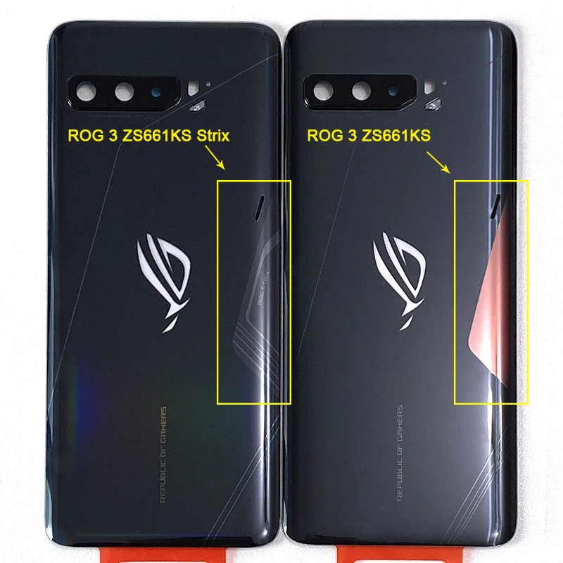 Задняя крышка Strix для Asus ROG 3 Phone ZS661KS 6 59 дюйма рамка камеры объектив стикер 3M корпус