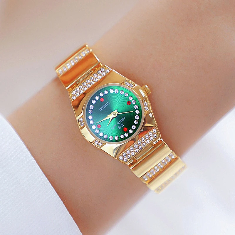 Женские часы с бриллиантами уникальные золотые наручные известного бренда 2020