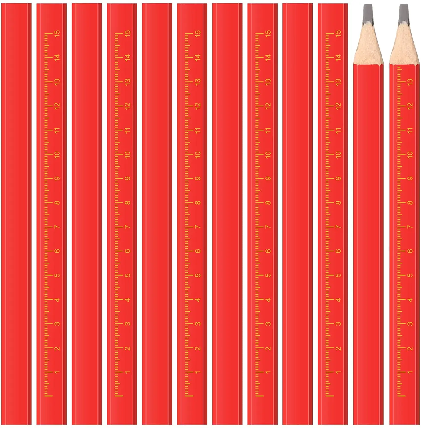 12Pcs high quality Carpenters Pencils Black Lead For DIY Builders Joiners Woodworking New 10x 175mm
12Pcs high quality Carpenters Pencils Black Lead For DIY Builders Joiners Woodworking New 10x 175mm