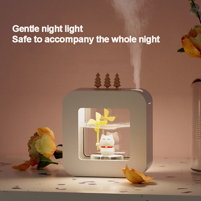 Portable 450ml Aromatherapy Humidifier Wireless Adroable Pet Humidifier Aroma Oil Diffuser USB Air Humidificador with LED Light
Portable 450ml Aromatherapy Humidifier Wireless Adroable Pet Humidifier Aroma Oil Diffuser USB Air Humidificador with LED Light
