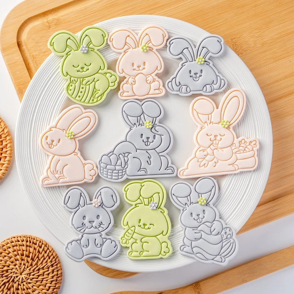 Happy Easter Cookie Embossed Mold New Cartoon Rabbit Egg Fondant Cookie Cutter Cute Bunny Pattern Biscuit Mold DIY Baking Tools
Happy Easter Cookie Embossed Mold New Cartoon Rabbit Egg Fondant Cookie Cutter Cute Bunny Pattern Biscuit Mold DIY Baking Tools
