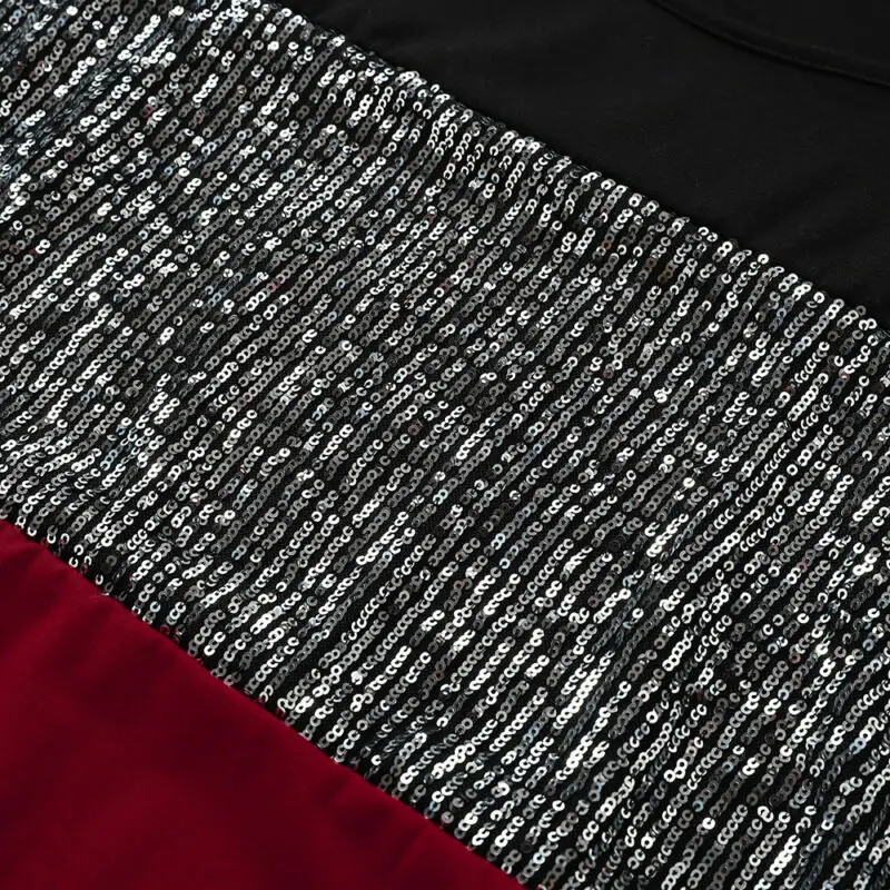 Fashion Women's Sequin Patchwork Pullover Sweatshirt Shirt Lady Long Sleeve Blouse Tops Casual Slim Fit Tops
Fashion Women's Sequin Patchwork Pullover Sweatshirt Shirt Lady Long Sleeve Blouse Tops Casual Slim Fit Tops