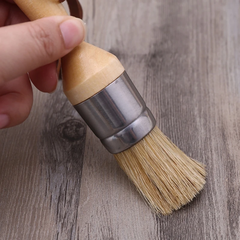 2Pcs Round and Pointed Chalk Paint Wax Brush Ergonomic Wood Handle Bristle Brush A9LB
2Pcs Round and Pointed Chalk Paint Wax Brush Ergonomic Wood Handle Bristle Brush A9LB