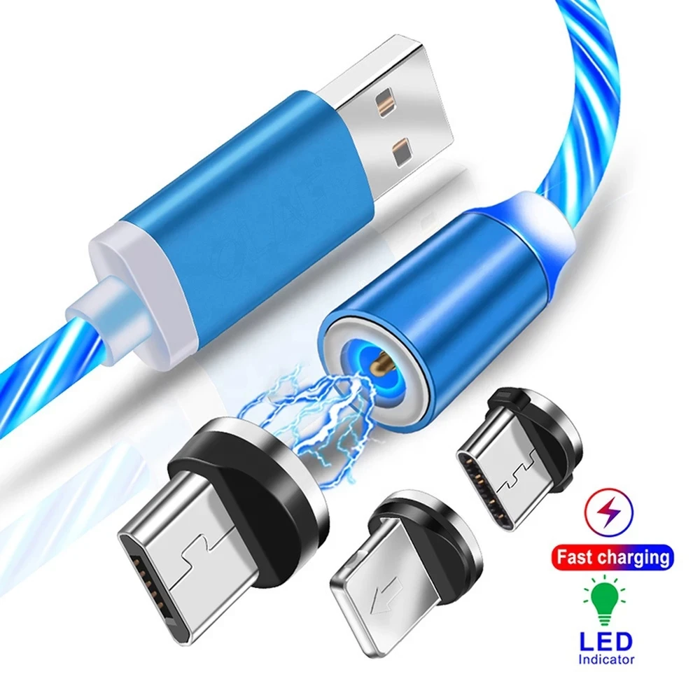 Magnetic Glowing USB Cable For iPhone 12 11 Xiaomi Samsung Type C Cable LED Fast Charging Data Charge Micro USB Cable Cord Wire
Magnetic Glowing USB Cable For iPhone 12 11 Xiaomi Samsung Type C Cable LED Fast Charging Data Charge Micro USB Cable Cord Wire