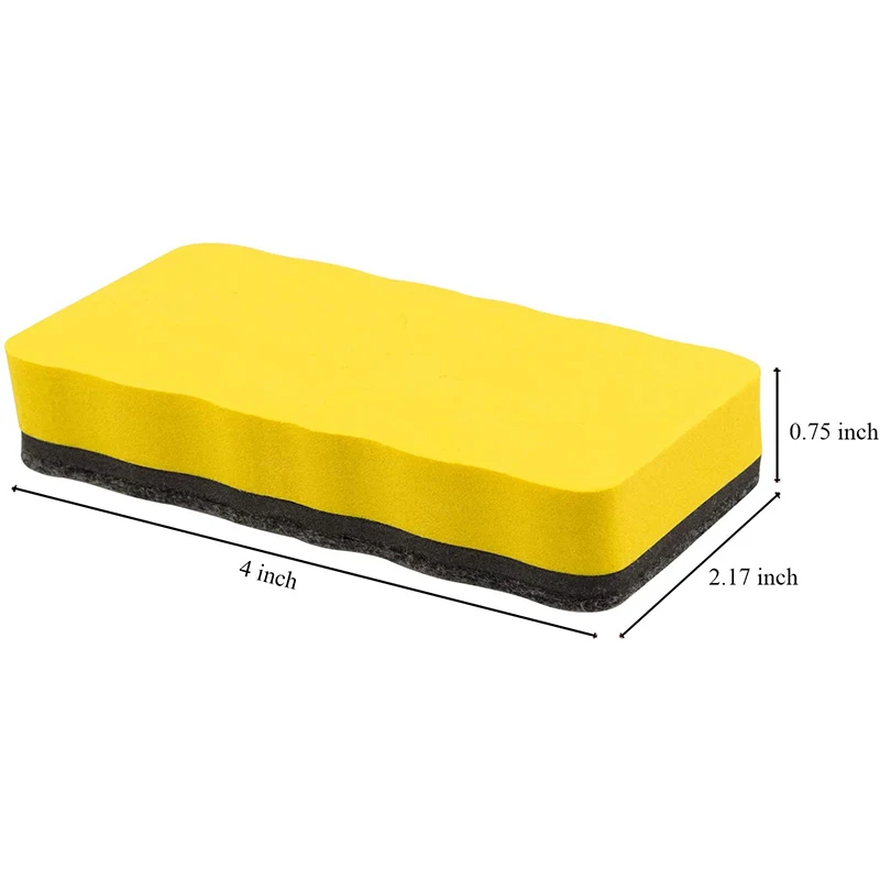 16 Pack Magnetic Whiteboard Dry Eraser Chalkboard Cleaner Board Wiper Erase for Classroom Home Office, 4 Colors 
16 Pack Magnetic Whiteboard Dry Eraser Chalkboard Cleaner Board Wiper Erase for Classroom Home Office, 4 Colors