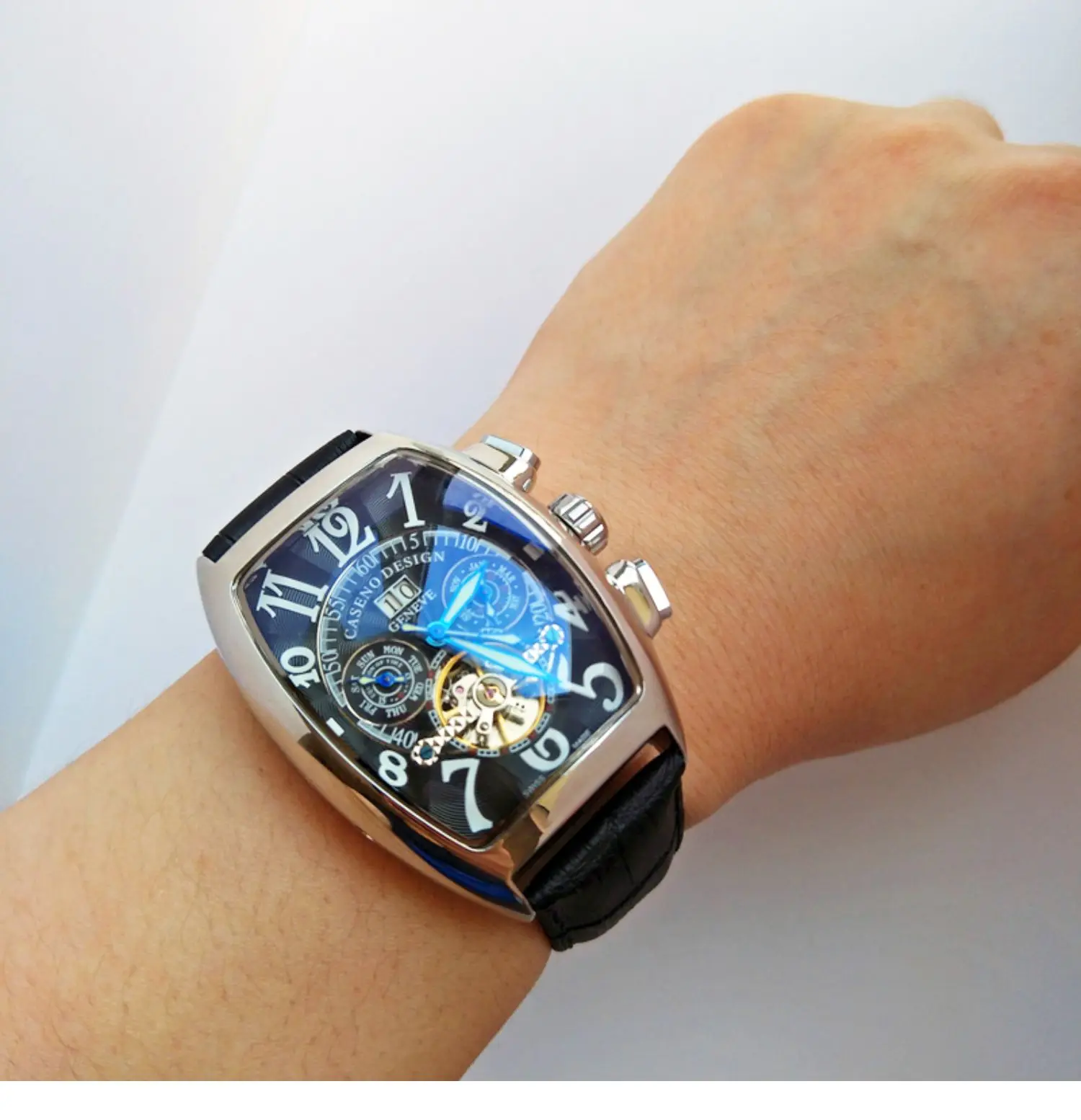 Top Brand Luxury Men's Watches Tourbillon Automatic&Quartz 3bar Waterproof Mechanical Wristwatch -FRANCK- MULLER- Watch for Men
Top Brand Luxury Men's Watches Tourbillon Automatic&Quartz 3bar Waterproof Mechanical Wristwatch -FRANCK- MULLER- Watch for Men