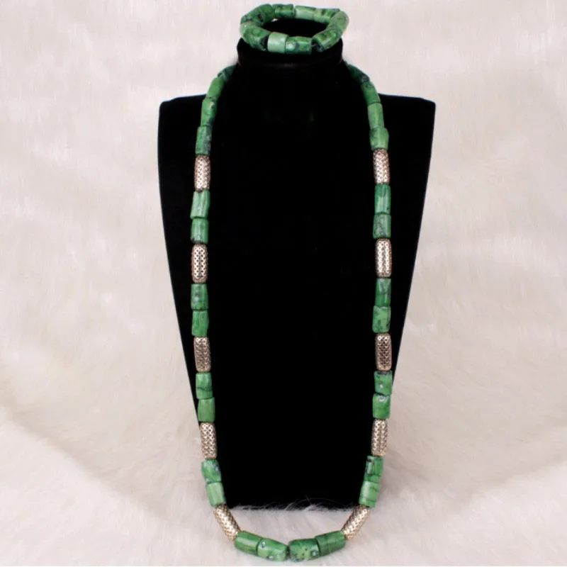Dudo Original Coral Green and Gold Long Design Jewelry Set For African Nigerian Men With Bracelet 2020 Gold Divider
Dudo Original Coral Green and Gold Long Design Jewelry Set For African Nigerian Men With Bracelet 2020 Gold Divider