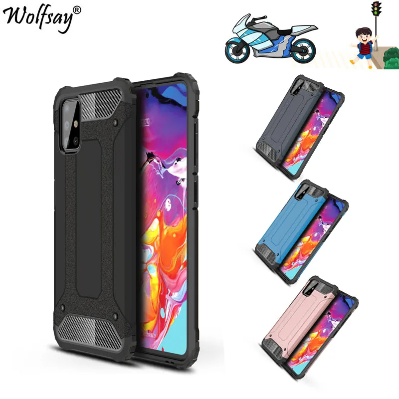 Phone Case For Samsung Galaxy A71 Case Silicone+PC Shockproof Hybrid Armor Full Cover For Samsung Galaxy A71 Case Samsung A71
Phone Case For Samsung Galaxy A71 Case Silicone+PC Shockproof Hybrid Armor Full Cover For Samsung Galaxy A71 Case Samsung A71
