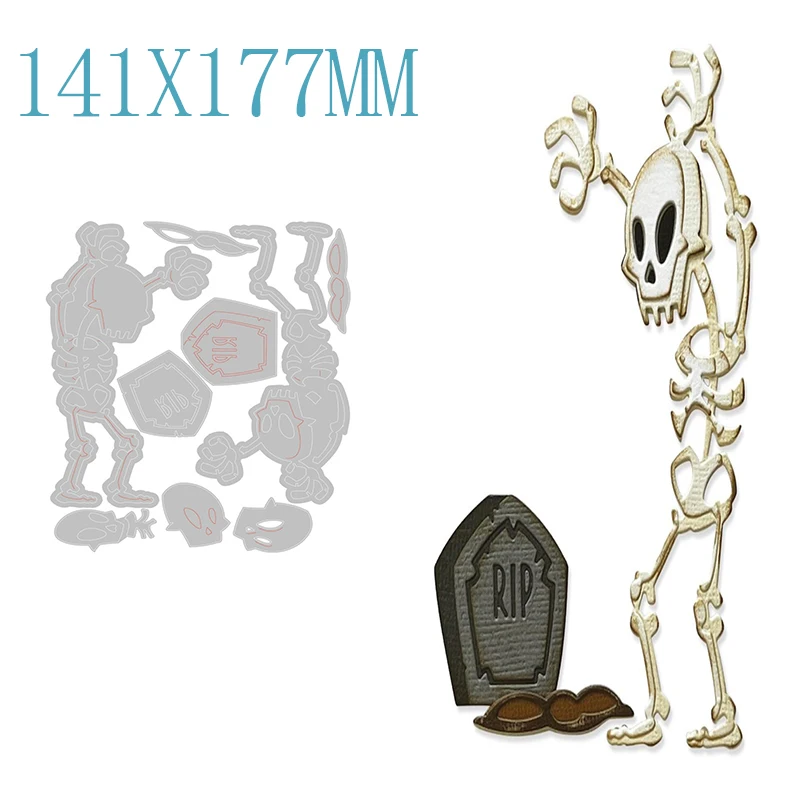 Skeleton Metal Cutting Dies Sets Template For DIY Photo Album Paper Card Decoration Embossing Handmade Knife Dies Christmas
Skeleton Metal Cutting Dies Sets Template For DIY Photo Album Paper Card Decoration Embossing Handmade Knife Dies Christmas