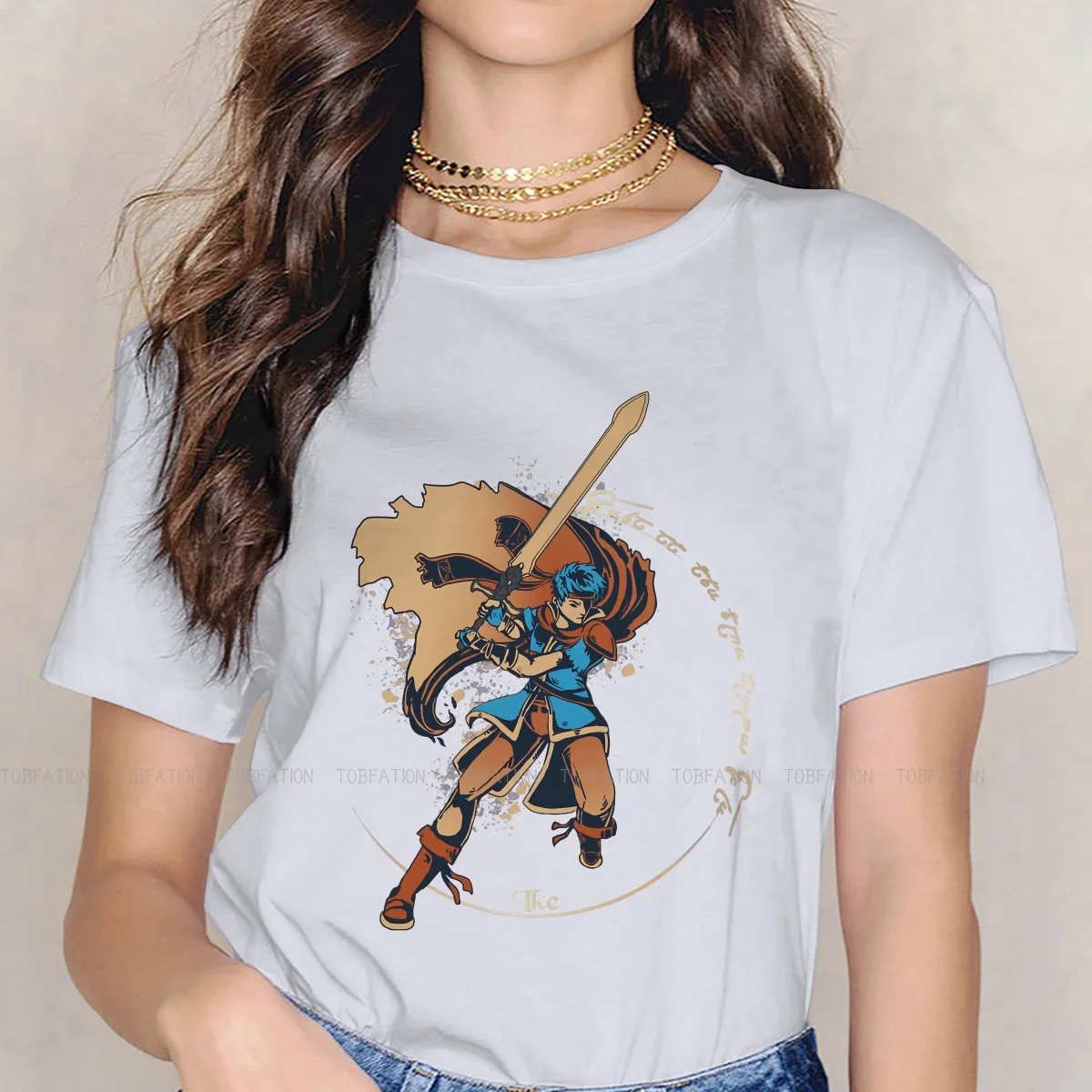 Radiant Hero Ike Women TShirt Fire Emblem Game Girls Graphic Tops Cotton Female T Shirt 5XL Funny Hipster Gift
Radiant Hero Ike Women TShirt Fire Emblem Game Girls Graphic Tops Cotton Female T Shirt 5XL Funny Hipster Gift