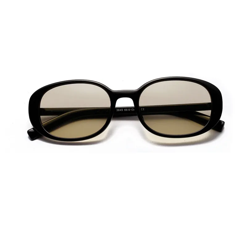 

2021 Small ellipse Women's Retro Brand Designer Glasses Square Sunglasses Vintage Dames lenses Sun Decorative UV400