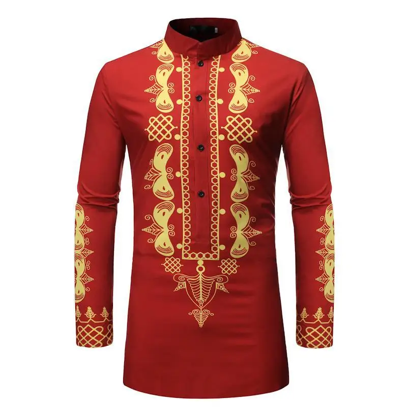 Men's Camisa Masculina Long Sleeve Shirt African Print Tops 2022 Fashion Hip Hop Male Street Clothes Slim t-shirts Menswear
Men's Camisa Masculina Long Sleeve Shirt African Print Tops 2022 Fashion Hip Hop Male Street Clothes Slim t-shirts Menswear