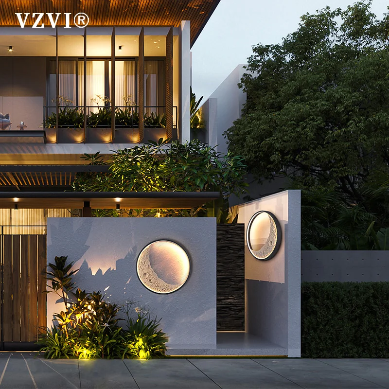 VZVI Modern Villa Outdoor Wall Lamp Waterproof Street Garden Light Wall Light 13W 19W Creative External Wall Sconces Moon Lights
VZVI Modern Villa Outdoor Wall Lamp Waterproof Street Garden Light Wall Light 13W 19W Creative External Wall Sconces Moon Lights