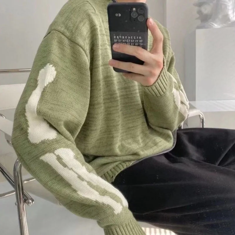 Loose Casual KAPITA Skeleton Bone Printing Men Women Hole Vintage Green KAPITAL Sweatshirts Fashion Streetwear
Loose Casual KAPITA Skeleton Bone Printing Men Women Hole Vintage Green KAPITAL Sweatshirts Fashion Streetwear