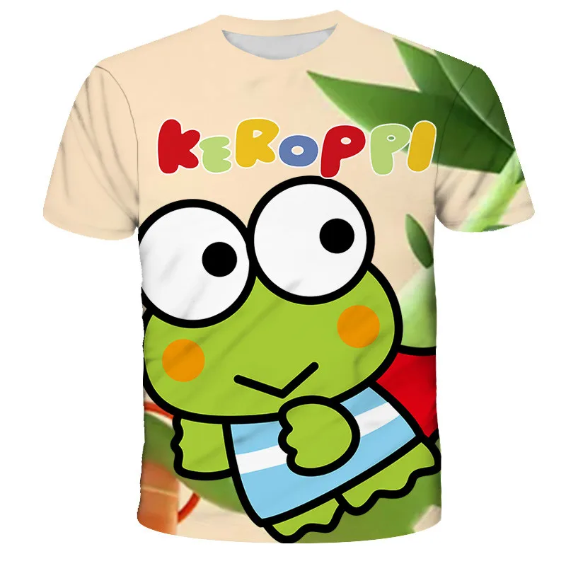 2021 Summer Fashion Anime Boy Girl T-Shirt Cute Frog 3D Printing Casual Harajuku Style Short-Sleeved T-Shirt
2021 Summer Fashion Anime Boy Girl T-Shirt Cute Frog 3D Printing Casual Harajuku Style Short-Sleeved T-Shirt