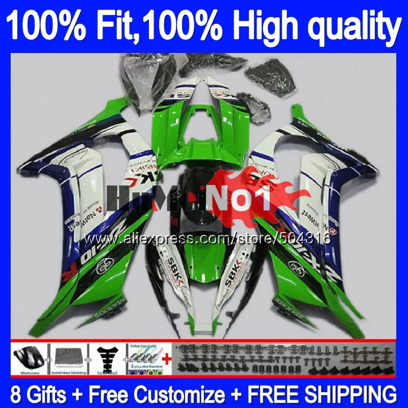OEM Injection For KAWASAKI ZX-10R ZX1000 ZX10R 16 17 18 19 Factory green 85MC.8 ZX 10 R ZX 10R 1000 2016 2017 2018 2019 Fairing
OEM Injection For KAWASAKI ZX-10R ZX1000 ZX10R 16 17 18 19 Factory green 85MC.8 ZX 10 R ZX 10R 1000 2016 2017 2018 2019 Fairing