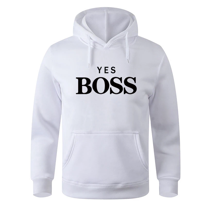 Men's Fleece Sweatshirts Hoodies Letter YES BOSS Printed Hoddie Sweatshirt Long Sleeve Pullover Tops Hodies Men/Women
Men's Fleece Sweatshirts Hoodies Letter YES BOSS Printed Hoddie Sweatshirt Long Sleeve Pullover Tops Hodies Men/Women