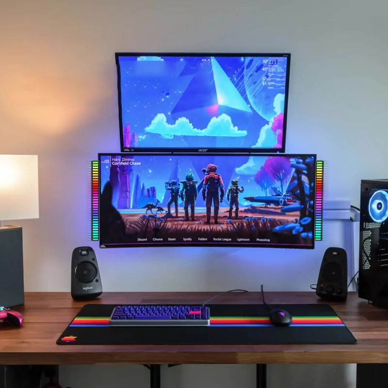 Новейший RGB-индикатор звукоснимателя с голосовой активацией ритмический свет