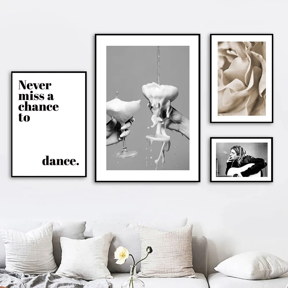 Nordic Poster Canvas Minimalist Flower Black White Cool Man Cheers Quote Painting Art Print Wall Picture Living Rooms Home Decor
Nordic Poster Canvas Minimalist Flower Black White Cool Man Cheers Quote Painting Art Print Wall Picture Living Rooms Home Decor