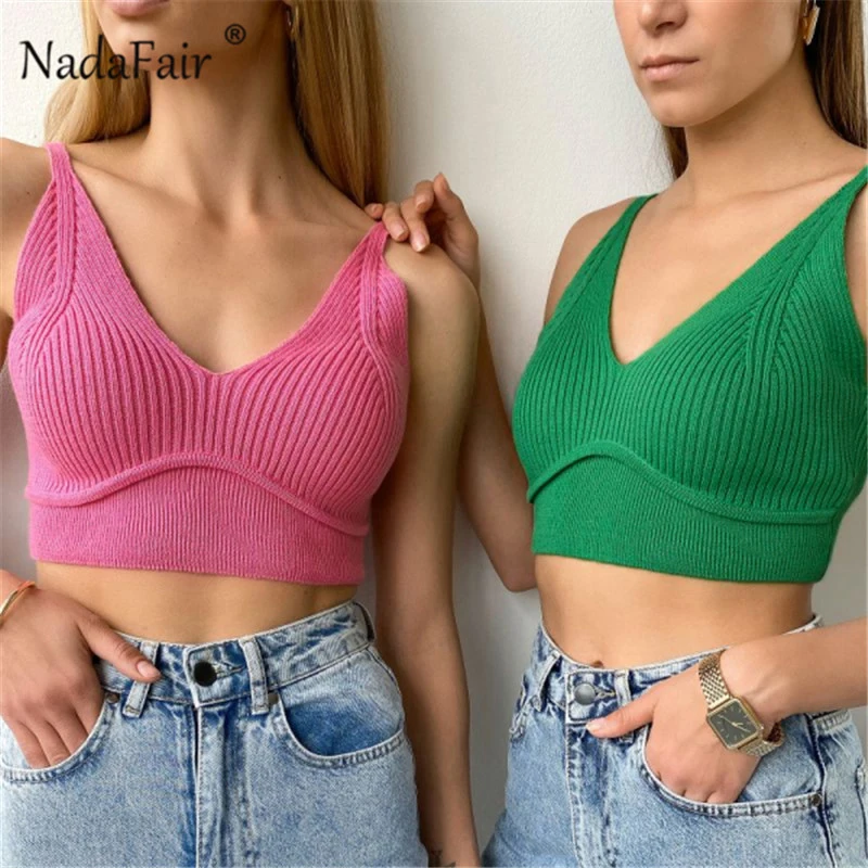 Nadafair Sexy Crop Top Women Low Cut Basic Mini Camis Outfits White Off Shoulder Summer Casual Green Knitted Tank Top Y2K
Nadafair Sexy Crop Top Women Low Cut Basic Mini Camis Outfits White Off Shoulder Summer Casual Green Knitted Tank Top Y2K