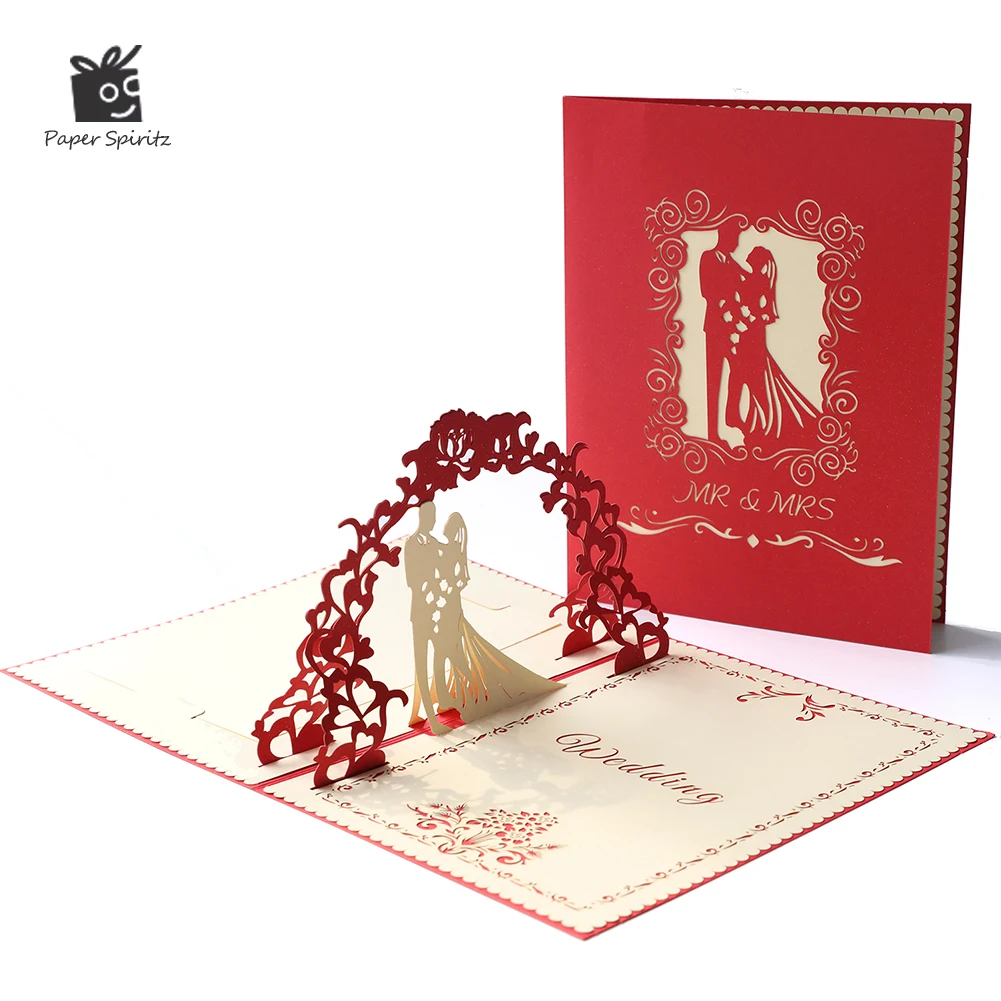 

Love 3D Pop-Up Cards Valentines Day Gift Postcard with Envelope Stickers Wedding Invitation Greeting Cards Anniversary for Her
