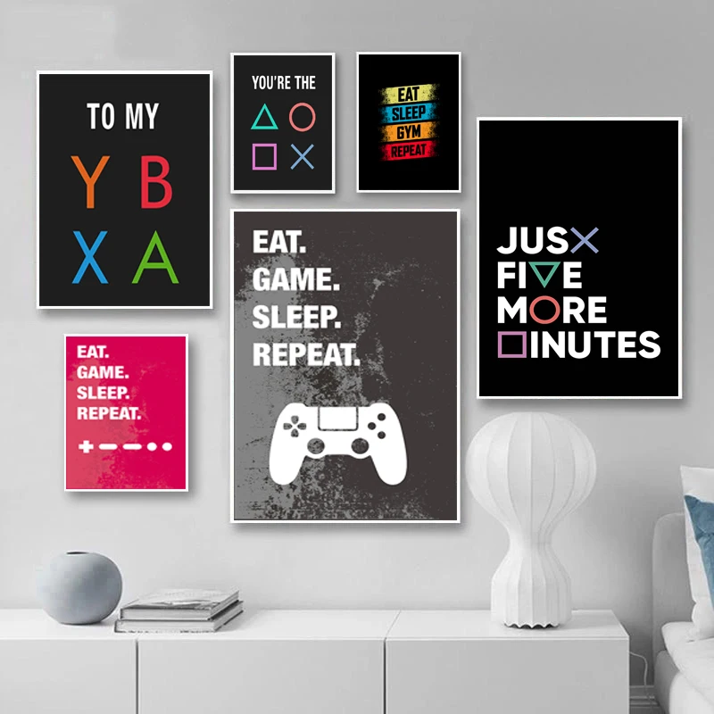 Video Game Canvas Painting Nordic Abstract Quality Posters and Prints Wall Art Pictures for Living Room Cuadros Home Decoration
Video Game Canvas Painting Nordic Abstract Quality Posters and Prints Wall Art Pictures for Living Room Cuadros Home Decoration