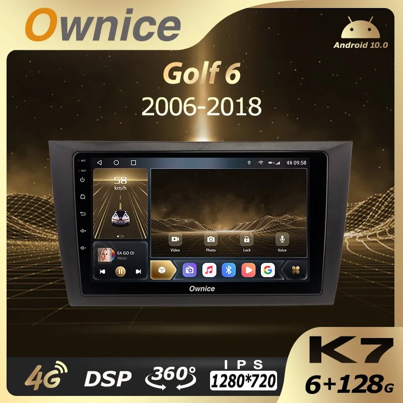 K7 Ownice 6G+128G Android 10.0 Car Radio For Volkswagen Golf 6 2006 - 2018 Multimedia Player Video Audio 4G LTE GPS Navi
K7 Ownice 6G+128G Android 10.0 Car Radio For Volkswagen Golf 6 2006 - 2018 Multimedia Player Video Audio 4G LTE GPS Navi