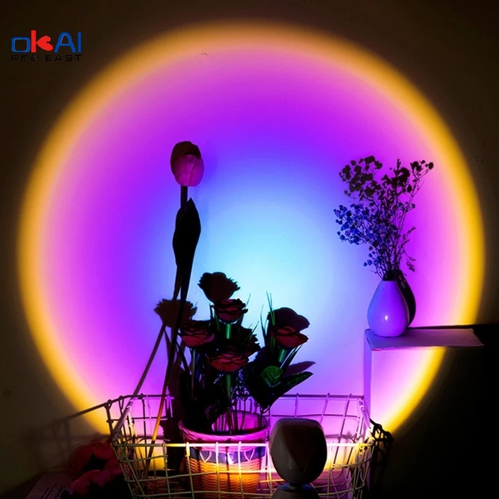 USB Rainbow Sunset Party Supply Night Lighting Baby Shower Projection Desk Lamp Bedroom Store Selfie Wall Christmas Decoration
USB Rainbow Sunset Party Supply Night Lighting Baby Shower Projection Desk Lamp Bedroom Store Selfie Wall Christmas Decoration