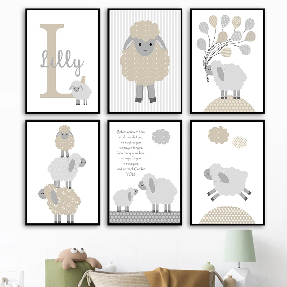 Cute Cartoon Sheep Balloon Growth Quotes Wall Art Canvas Painting Nordic Posters And Prints Wall Pictures For Kids Room Decor 
Cute Cartoon Sheep Balloon Growth Quotes Wall Art Canvas Painting Nordic Posters And Prints Wall Pictures For Kids Room Decor