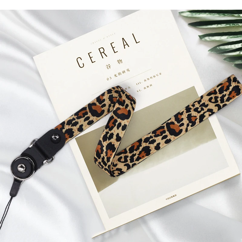 2 in 1 Leopard Print Phone Straps Soft Lanyards Phone Holder Grip for iPhone/Samsung/Huawei Neck Strap Lanyard for Keys ID Card
2 in 1 Leopard Print Phone Straps Soft Lanyards Phone Holder Grip for iPhone/Samsung/Huawei Neck Strap Lanyard for Keys ID Card