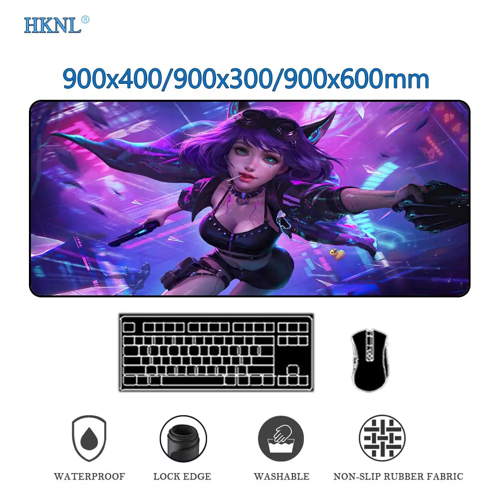 

Xxl Mouse Pad Purple Table Mat Mousepad Xl Gaming Mats Gaming Pc Gamer Rug Computer Accessories Deskmat League of Legends 90x40