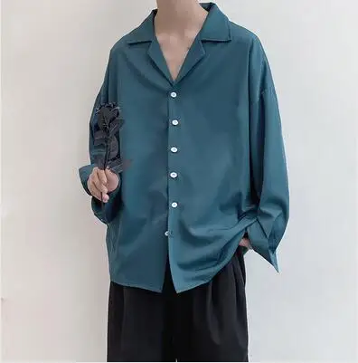 Long Sleeve Slim Fit Shirt French Cuff Mens Fashion 6 Color Shirts 2021 Men's Suit Collar Lining Loose Coats 
Long Sleeve Slim Fit Shirt French Cuff Mens Fashion 6 Color Shirts 2021 Men's Suit Collar Lining Loose Coats